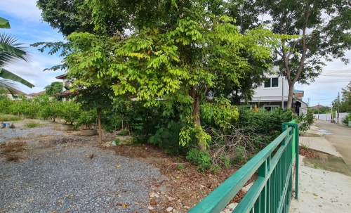 [ขายด่วน] ที่ดินแปลงใหญ่ 498 ตร.ว. พร้อมบ้านหลังใหญ่ ติดคลอง บรรยากาศร่มรื่น ย่านบางกรวย