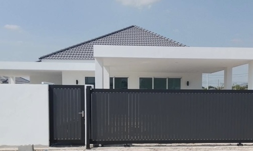 พูลวิลล่าโมเดิร์น 3 ห้องนอน 3.5 ห้องน้ำ สระเกลือส่วนตัว ในหัวหิน ใกล้ Black Mountain และรร.นานาชาติ โทร 0823664757