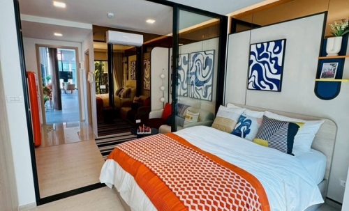 คอนโดใหม่ ใกล้ ม.กรุงเทพ ดีคอนโด วิวิด รังสิต ทำเลดีมาก พร้อมรถรับ-ส่งถึงหน้ามหาลัย โทร 065-4496399