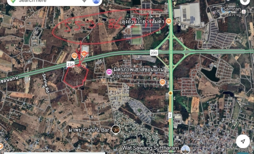 ขายที่ดินเปล่าติดถนนเลี่ยงเมืองขอนแก่น  ตำบลสำราญ   อำเภอเมือง จังหวัดขอนแก่น