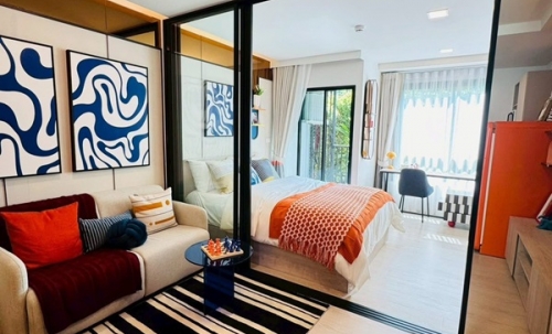 คอนโดใหม่ ใกล้ ม.กรุงเทพ ดีคอนโด วิวิด รังสิต ทำเลดีมาก พร้อมรถรับ-ส่งถึงหน้ามหาลัย โทร 065-4496399