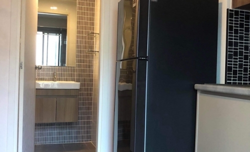 Kave condo ตรงข้าม ม.กรุงเทพ รังสิต ขาย 1.9 ให้เช่า 10k ชั้น 6 ห้องริม