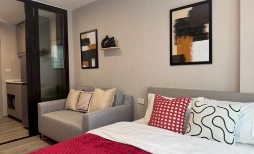 คอนโดติดห้างเซ็นทรัล Atmoz Canvas Rayong ทำเลนี้ อยู่เองก็คุ้ม ปล่อยเช่าก็ปัง ห้องเฟอร์ครบ พร้อมอยู่ โทร 065-5639565