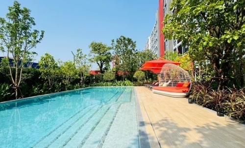 ดีคอนโด วิวิด รังสิต คอนโดตรงข้าม ม.กรุงเทพ ข้ามสะพานลอยก็ถึงมหาลัย พร้อมอยู่! โทร 0616161426
