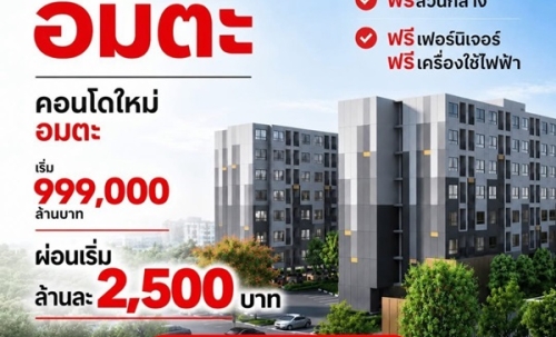 ขายคอนโดใหม่ VAY อมตะ ใกล้นิคมอมตะนคร ห้องแต่งครบ พร้อมเข้าอยู่ สอบถามโทร 0655639565