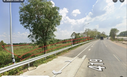 ขายที่ดินเปล่าติดถนนเลี่ยงเมืองตรังด้านใต้ฝั่งตะวันตก  ตำบลควนปริง อำเภอเมือง จังหวัดตรัง