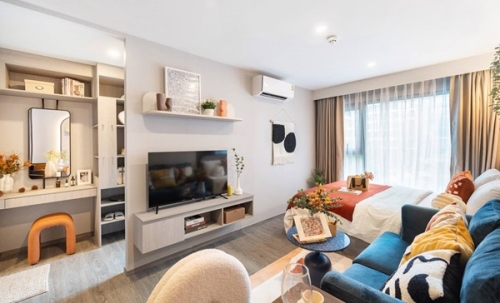 The Strand Indeed Condo คอนโดพร้อมอยู่ วิวทะเลศรีราชา ห้องแต่งครบ พร้อมเฟอร์นิเจอร์ โทร 065-5639565