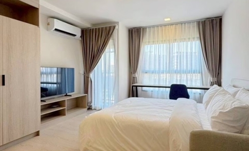 dcondo Vivid Rangsit คอนโดตรงข้าม ม.กรุงเทพ ข้ามสะพานลอย = ถึงมหาลัย พร้อมอยู่! โทร 061-616-1426