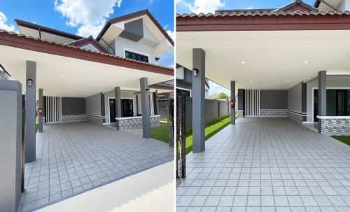 บ้านเดี่ยว 2 ชั้น เลี่ยงเมืองมุ่งหน้าไปสนามบินหาดใหญ่