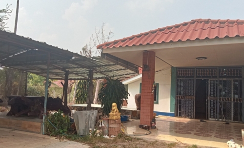 ขายที่ดินพร้อมบ้าน 1 หลัง เจ้าของขายเอง อำเภอกบินทร์บุรี จังหวัดปราจีนบุรี