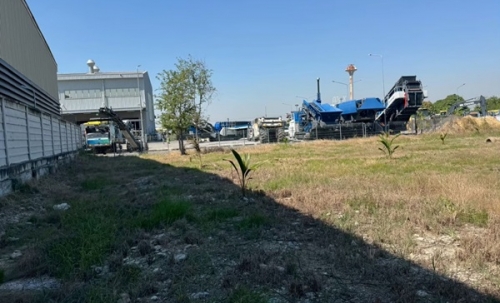 ขายที่ดิน 4 ไร่ 3 ตรว. บางนา กม.25 (พื้นที่สีแดง) ติดถนนบางนา-ตราด ฝั่งขาออก โทร 090-6360022