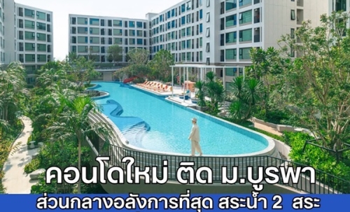เคฟ โคโค่ บางแสน คอนโด ใกล้มหาวิทยาลัยบูรพา เหมาะทั้งอยู่อาศัยและลงทุน ห้องแต่งครบ พร้อมอยู่ โทร 093-1681685