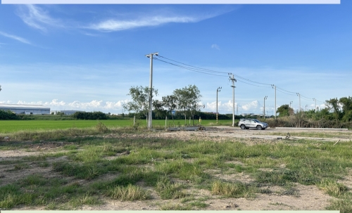ขายที่ดินขนาด 4 ไร่ ใกล้สนามบินสุวรรณภูมิ  ตำบลคลองสวน อำเภอบางบ่อ จังหวัดสมุทรปราการ