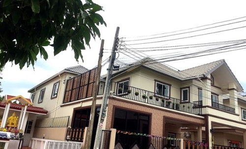 ขายบ้านเดี่ยว 69.7 ตร.ว. 2 ชั้น 4 ห้องนอน หมู่บ้านอิ่มอัมพรทาวน์ ตลิ่งชัน โทร 065-1515166