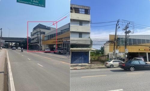 ขายที่ดิน พร้อมตึก 124 ตารางวา 3 ชั้นครึ่ง สุขาภิบาล5