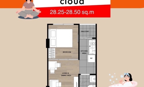 dcondo cloud Don Mueang คอนโดใหม่ ใกล้สนามบินดอนเมือง , รถไฟฟ้า เดินทางสะดวก โทร 0829946364