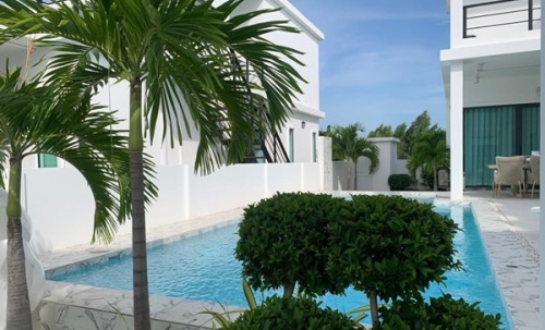 ขายด่วน พูลวิลล่า หัวหิน ประจวบฯ ใกล้ทะเล เดินทางสะดวก 2 ชั้น 3 ห้องนอน ตกแต่งเสร็จเรียบร้อย พร้อมเข้าอยู่ได้ทันที Tel. 0632897879