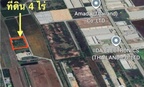 ขายที่ดินขนาด 4 ไร่ ใกล้สนามบินสุวรรณภูมิ  ตำบลคลองสวน อำเภอบางบ่อ จังหวัดสมุทรปราการ