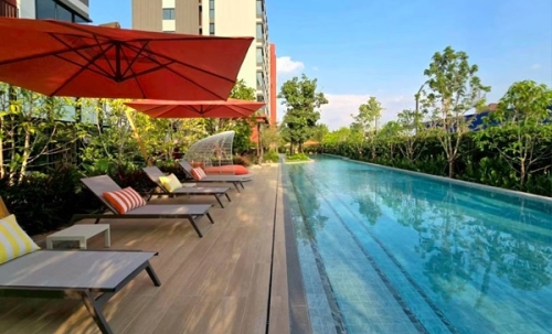 dcondo Vivid Rangsit คอนโดตรงข้าม ม.กรุงเทพ ข้ามสะพานลอย = ถึงมหาลัย พร้อมอยู่! โทร 061-616-1426