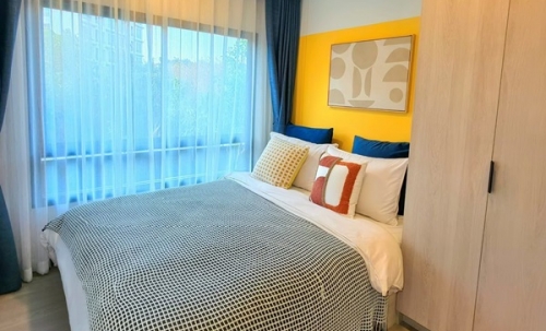 ดีคอนโด เซนส์ บางแสน คอนโด ใกล้ ม.บูรพา พร้อมอยู่แต่งครบ Fully Furnished โทร 0931681685