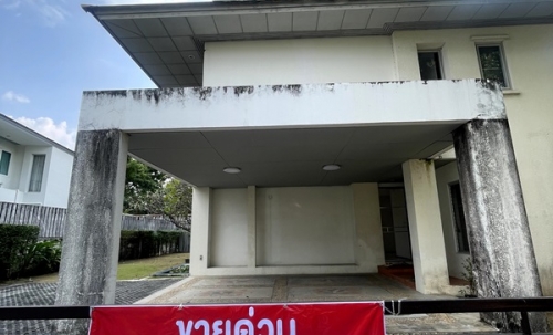 ขายบ้าน 2 ชั้น หมู่บ้าน โนเบิลทารา งามวงศ์วาน เมืองนนทบุรี หน้าโครงการติดสถานีรถไฟฟ้า Tel 089-8578865