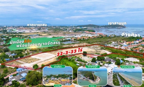 ขายที่ดิน ชลบุรี ซอย 9 มิตรสัมพันธ์ บ้านปึก อ่างศิลา เหมาะแก่การลงทุน จัดสรร หรือทำหมู่บ้าน โทร 085-3967890